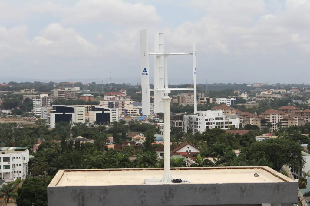 Wind Power at the office, BPA Heights